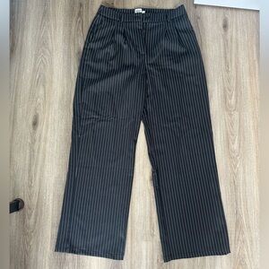 Women’s Black Pinstripe Pants